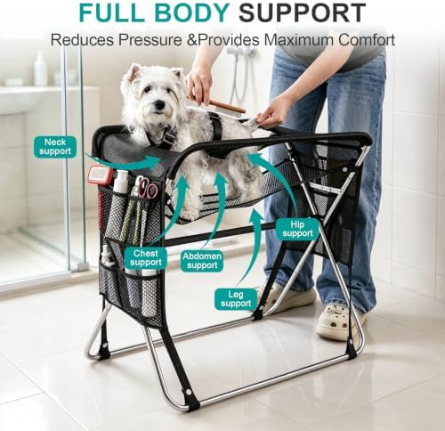 Dog Grooming Hammock for Senior Pets Dogs & Cats, - Image 5