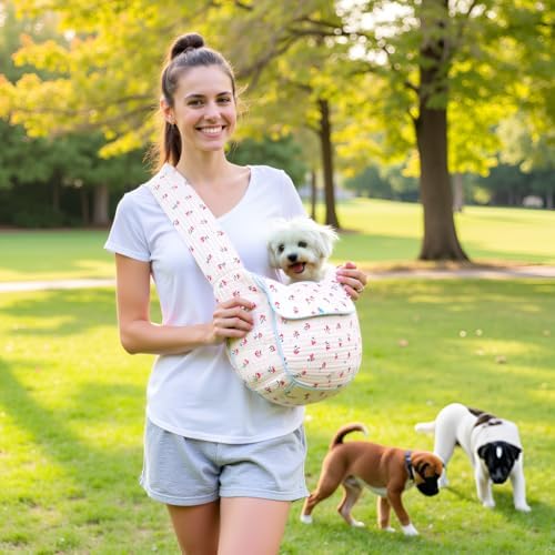 Pet Sling Carrier for Cat Small Dog Gifts for Pet Mom Girls - Image 2