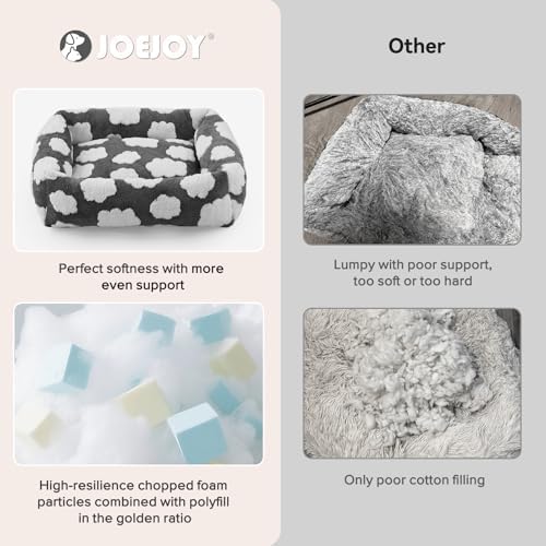 JOEJOY Small Dog Bed for Small Dogs, Rectangle Washable Orthopedic Dog Bed - Image 4