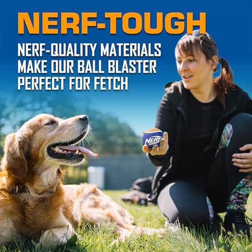 Nerf Dog Tennis Ball Blaster Dog Toy Gift Set, Tennis Ball Dog Fetch Toy - Image 4