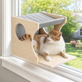 Cat Window Perch，2-Tier Hammock & Hideaway House by HAPYKITYS