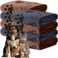 8 Pcs Dog Towel for Drying, 40 x 24 Inch, Dog Paw and Bone by Chumia