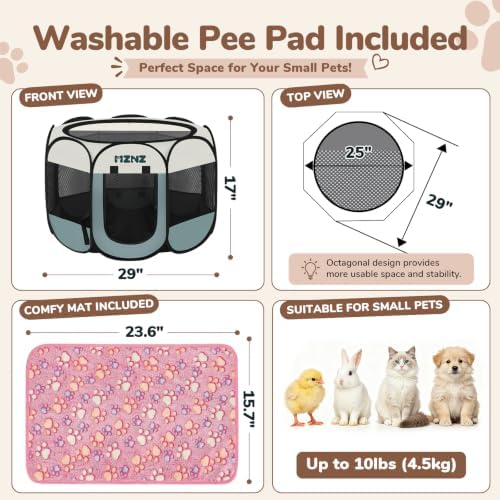 Dog Cat Small Animal Puppy Playpen Crate - Image 2