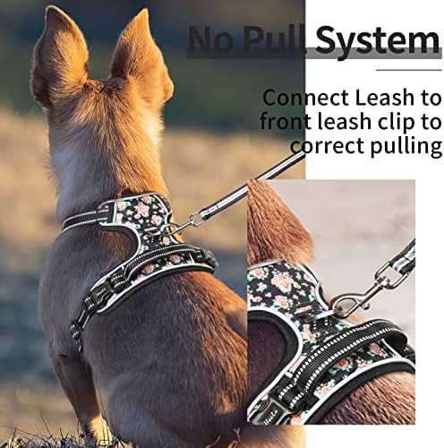HEELE Dog Harness, No Pull Adjustable Padded Reflective Harness - Image 4