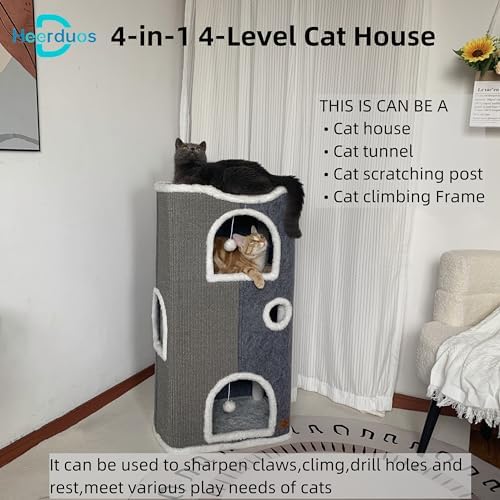 4-Level Cat House for Indoor Cats - Image 2