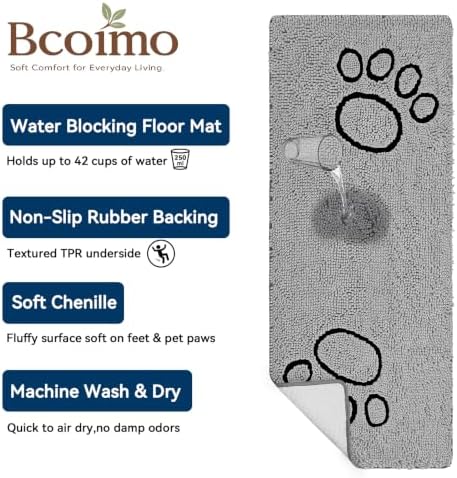 Bcoimo Super Absorbent Dog Door Mat - Image 4