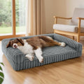 Bedsure ComfyFleece® Memory Foam Orthopedic Dog Beds Large Sized Dog 35" by BEDSURE