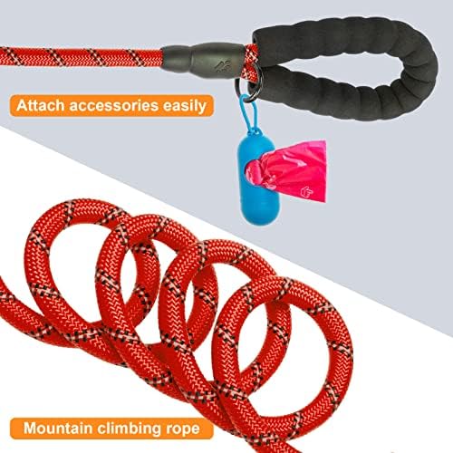 BEAUTYZOO Dog Leash for Large Dogs, 6FT Heavy Duty Rope Leash Bulk, 3 Pack - Image 4