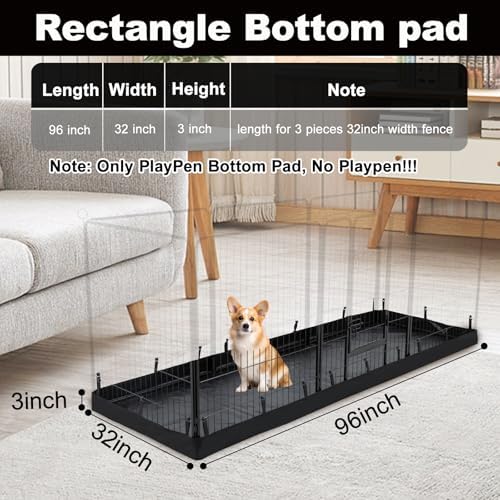 PJYuCien Rectangle Playpen Bottom Pad - Image 2