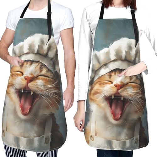 Art Apron with Pocket for Women Men - Image 5