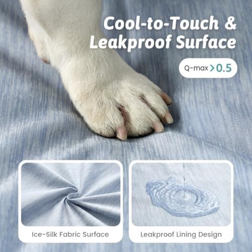 COZY KISS Cooling Orthopedic Dog Bed, Waterproof Lining - Image 2