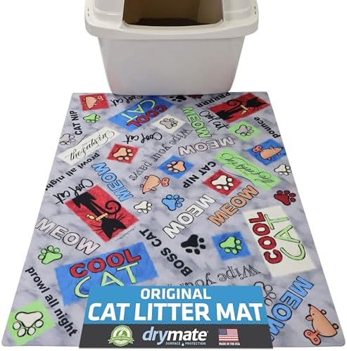 Drymate Cat Litter Box Mat, Litter Trapping Mat by Drymate