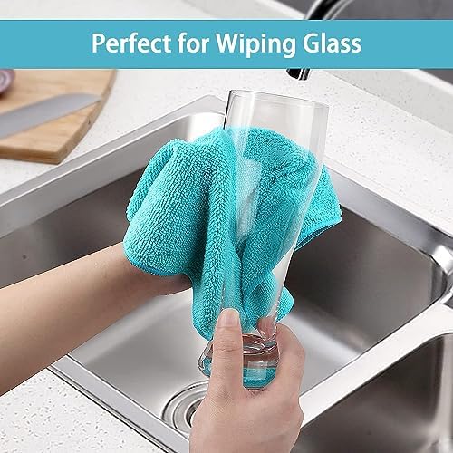 HOMEXCEL 150PK Microfiber Cleaning Cloth, Cleaning Rag - Image 5