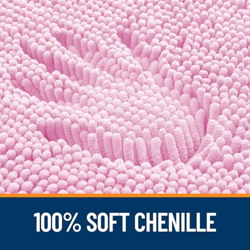 OLANLY Large Bathroom Rugs 44x32, Extra Soft Absorbent Chenille Bath Rugs - Image 3
