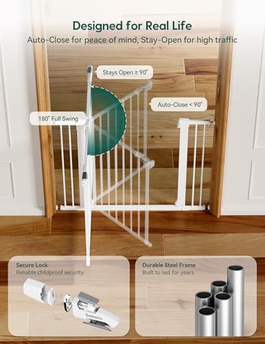 Babelio 29-43" Baby Gate for Stairs, PressGuard P7 Pet Gate - Image 6