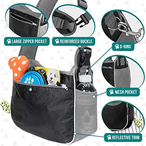 PetAmi Dog Sling Carrier for Small Dog, Hands Free Crossbody Carrier - Image 4