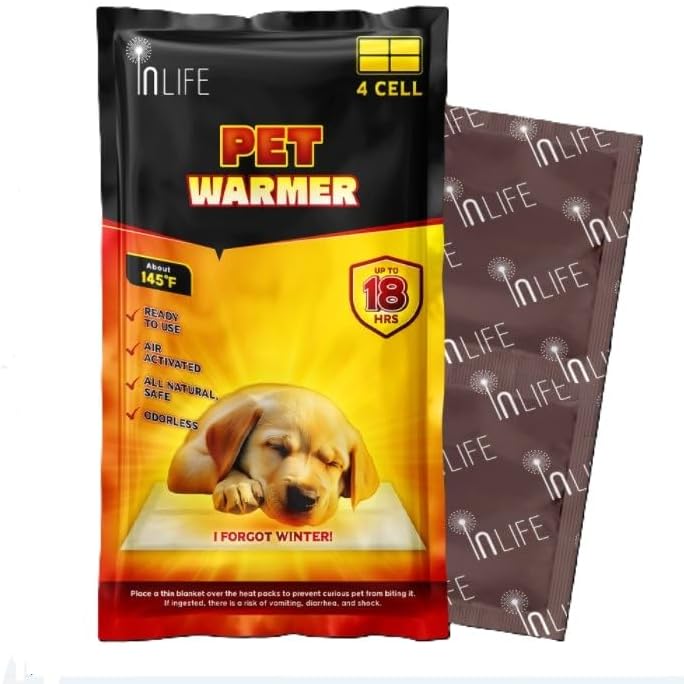 InLife Super Warmer for Dogs and Cats | All Natural & Safe, Instant Quick Heat - Image 3
