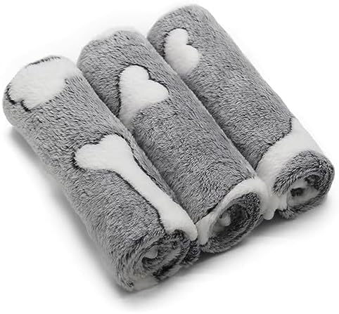 SORKUT 1 Pack 3 Puppy Blanket, Fleece Pet Dog Blanket by SORKUT