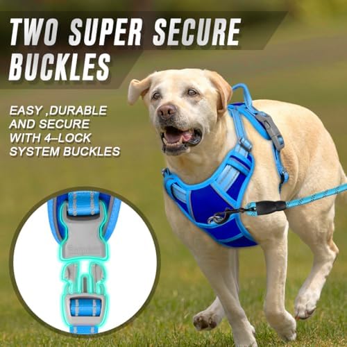 BARKBAY Dog Harness No Pull for Medium Sized Dog Front Back Clips, Dog Vest - Image 4
