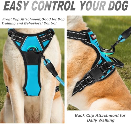 BARKBAY Dog Harness No Pull for Large Dogs Front Back Clips, Dog Vest - Image 2
