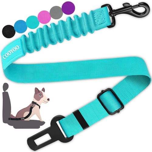 COOYOO Dog Seat Belt, Retractable Dog Car Harness Seat Belt by COOYOO