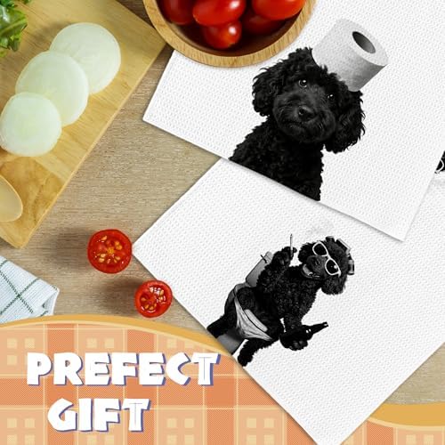 Dog Kitchen Towels Decor Set of 2 - Image 5