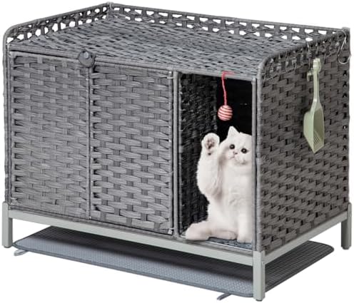SETVSON Cat Litter Box Enclosure Furniture by SETVSON
