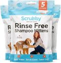 Scrubby Pet No Rinse Pet Wipes | Rinse Free Shampoo Mittens | Dogs & Cats | by ScrubbyPet