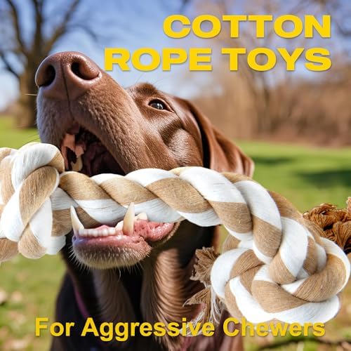 Fida Dog Rope Toys for Medium Large Dogs, Chew Toys for Aggressive Chewers - Image 2