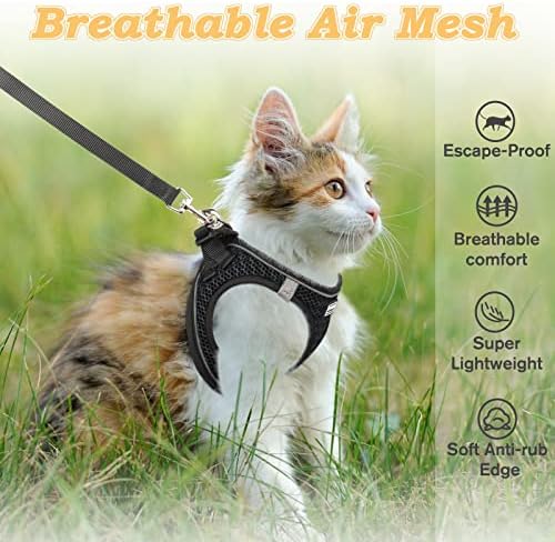 Cat Harness and Leash for Walking Escape Proof, Adjustable Kitten Vest Harness - Image 4