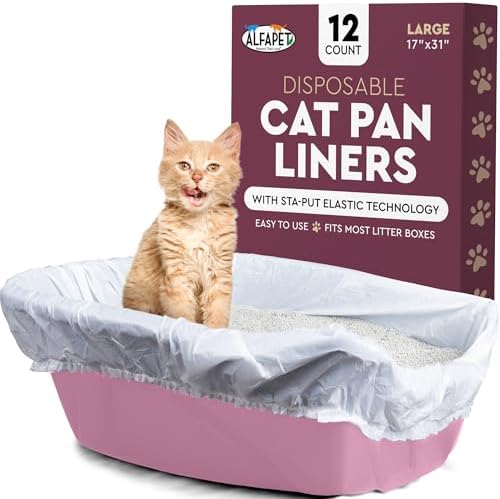 Alfapet Cat Litter Box Liners Large 12 Count by Alfapet