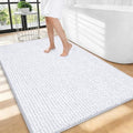 OLANLY Thick Chenille Large Bathroom Rugs 40x32, Absorbent Bath Mat by OLANLY