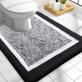 OLANLY Toilet Rugs U-Shaped 24x20, Absorbent Microfiber Bath Mat by OLANLY
