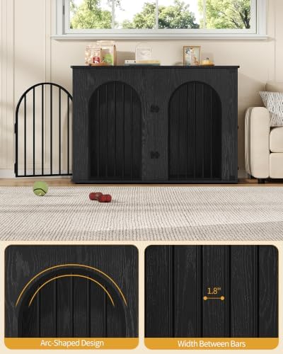 Hzuaneri 46.5'' Dog Crate Furniture, Dog Kennel Indoor - Image 7