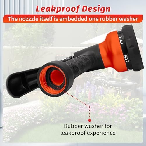 AUTOMAN-Garden-Hose-Nozzle, 2 Pack ABS Water Spray Nozzle - Image 5