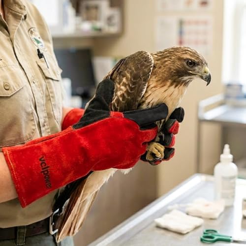 vclpower Animal handling Gloves 16-inch Leather - Image 6