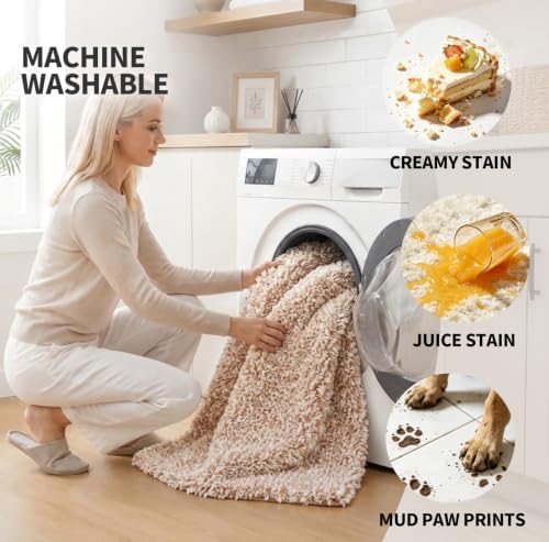 ILANGO Bathroom Rugs 70" × 24", Extra Soft Absorbent Microfiber Bath Rugs - Image 3