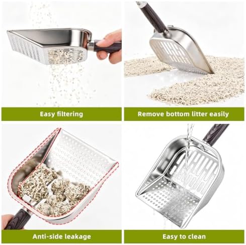 Ownpets Stainless Steel Litter Scoop - Image 4