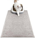 Pieviev Soft Chenille Cat Litter Box Mat, Ultra Absorbent by Pieviev