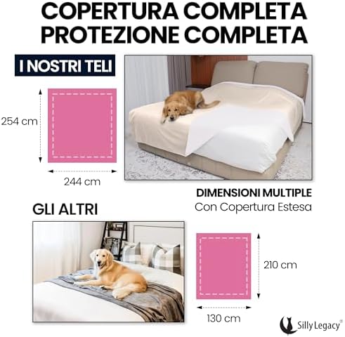 Thin Reversible Waterproof Protective Bed Cover, - Image 3