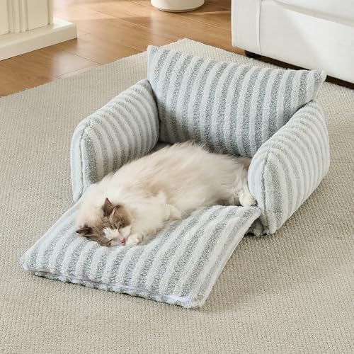 Hollypet Cat Bed Small Dog Orthopedic Couch Beds - Image 6