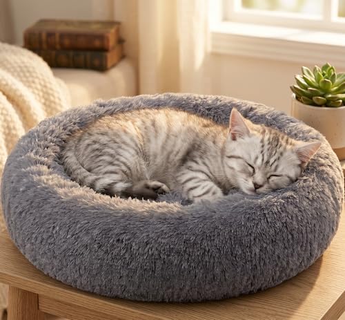 SAVFOX 20 inches Calming Donut Dog Bed - Image 2