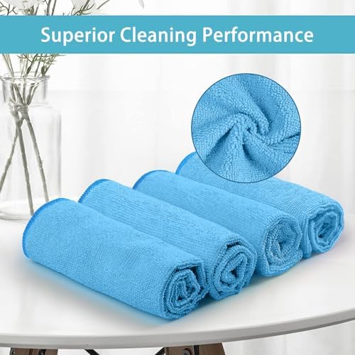 HOMEXCEL 100PK Microfiber Cleaning Cloth, Cleaning Rag - Image 2