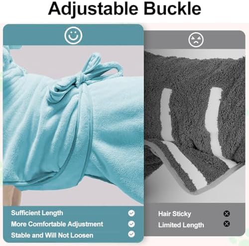 Medium to Large Size Dog Bathrobe, Quick Drying Super Absorbent, Warm Dog Towels - Image 7