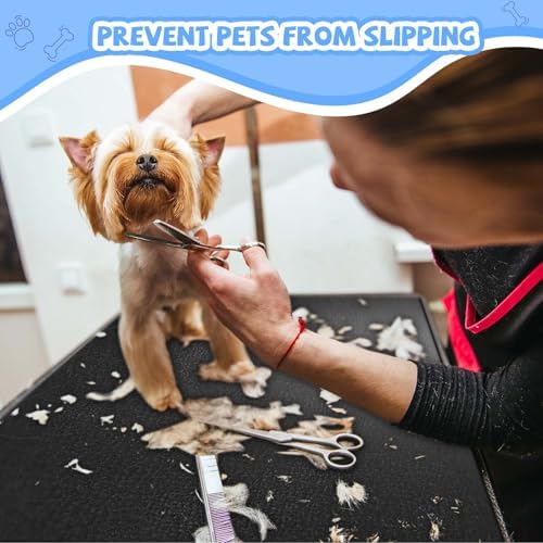 Nuanchu Dog Grooming Table Mat, 36 x 24 Inch, Non Slip PVC Pad - Image 5