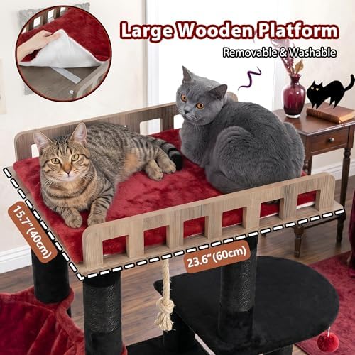 Gitelsnour Cat Tree, Sturdy Cat Tower - Image 2