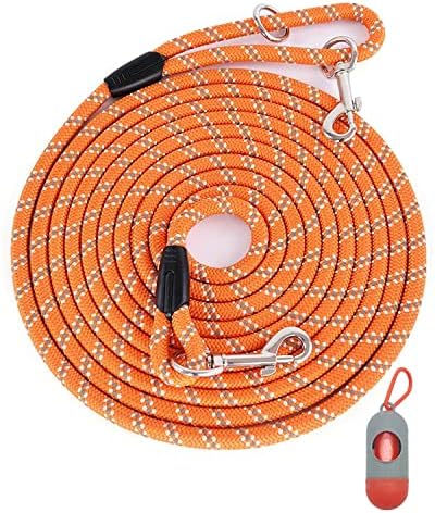 Long Dog Leash for Dog Training 10FT 16FT/30FT/50FT/100FT, Reflective Threads by Lanwandeng