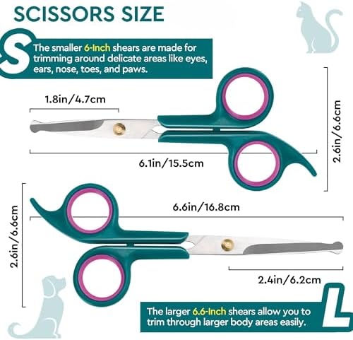 Pet Grooming Scissors Kit, Dog Grooming Shears - Image 3