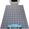 Drymate Cat Litter Box Mat, Litter Trapping Mat, Indigo Grey, 29x36 XL by Drymate