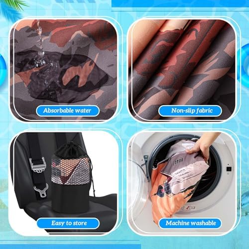 Hahafelt 2 Pack Car Seat Towel Cover - Image 3